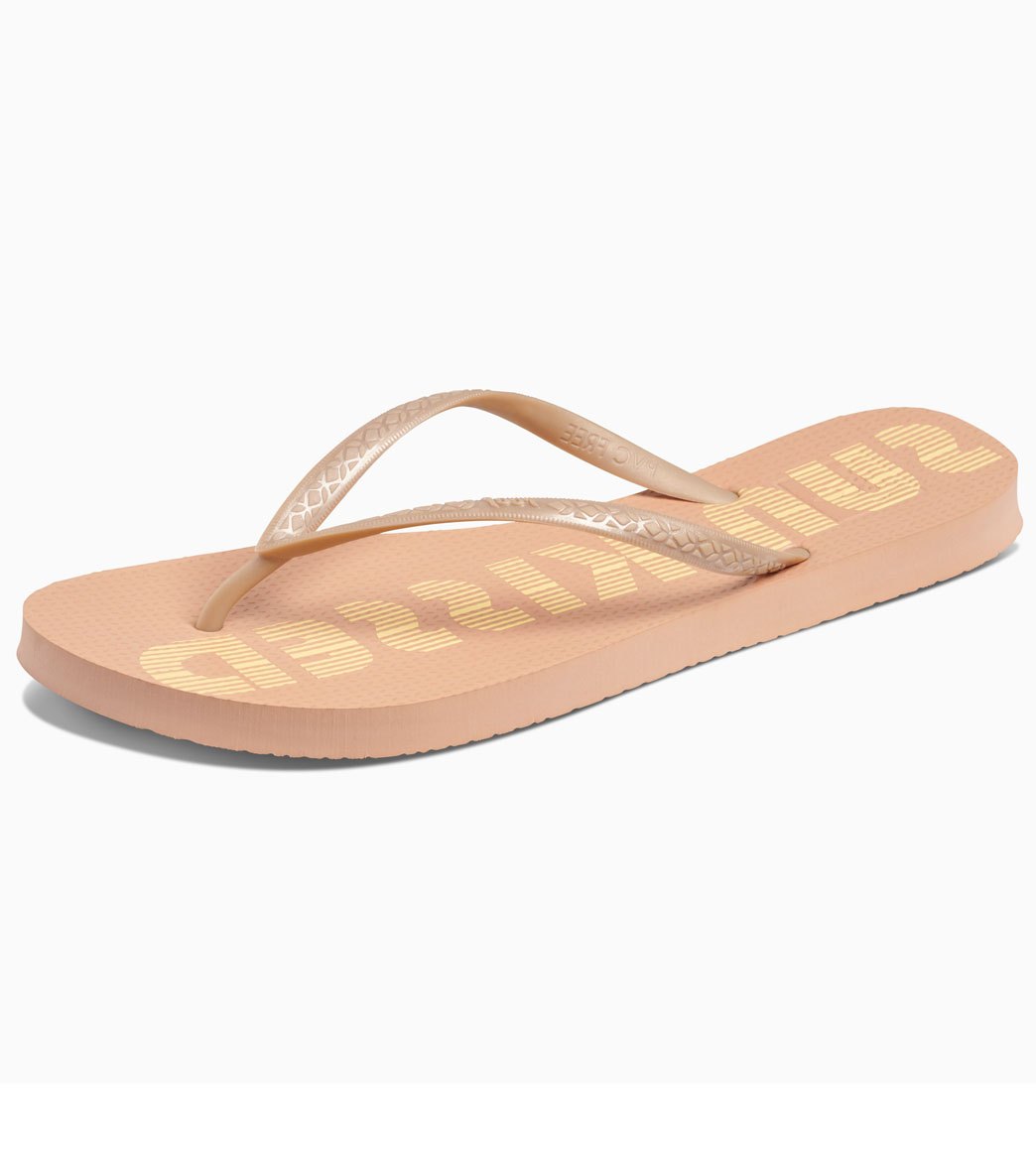 Reef women's escape prints flip flop - sunkissed 11 100% rubber - swimoutlet.com