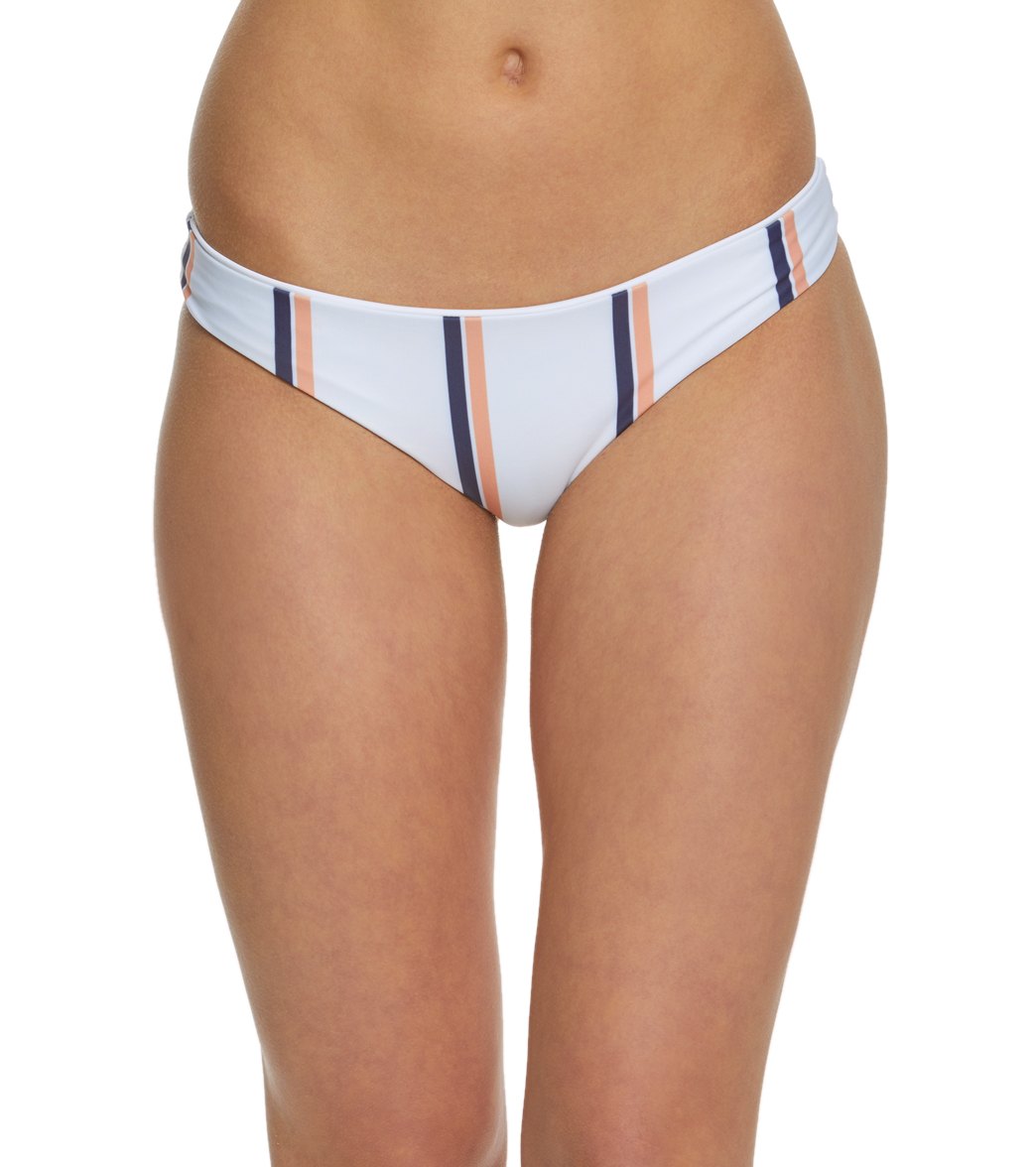 Tavik Agustus Stripe Ali Bikini Bottom - Desert Clay Small - Swimoutlet.com