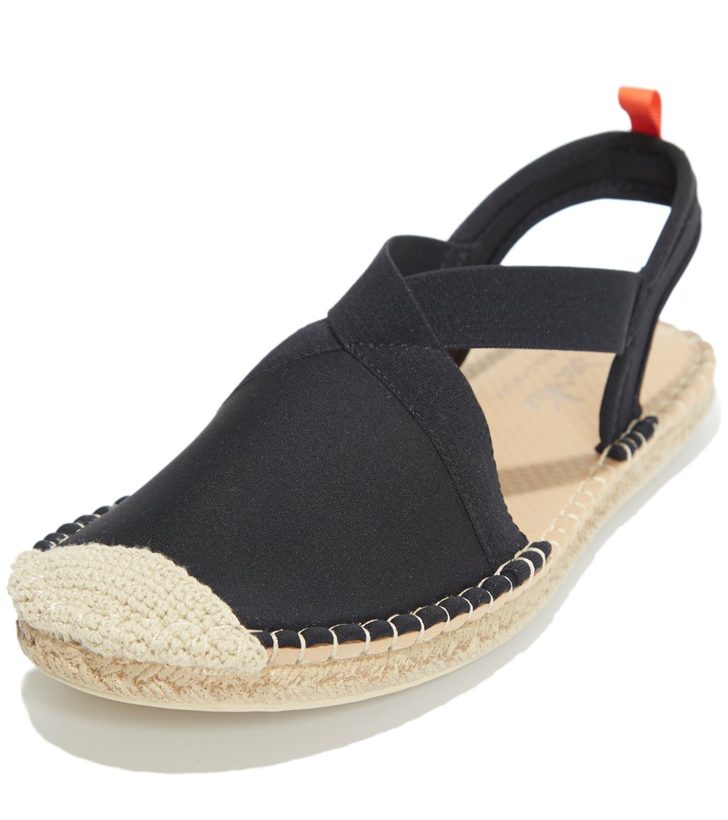 Sea Star Beachwear Women's Seafarer Slingback Water Shoe - Black W8 - Swimoutlet.com