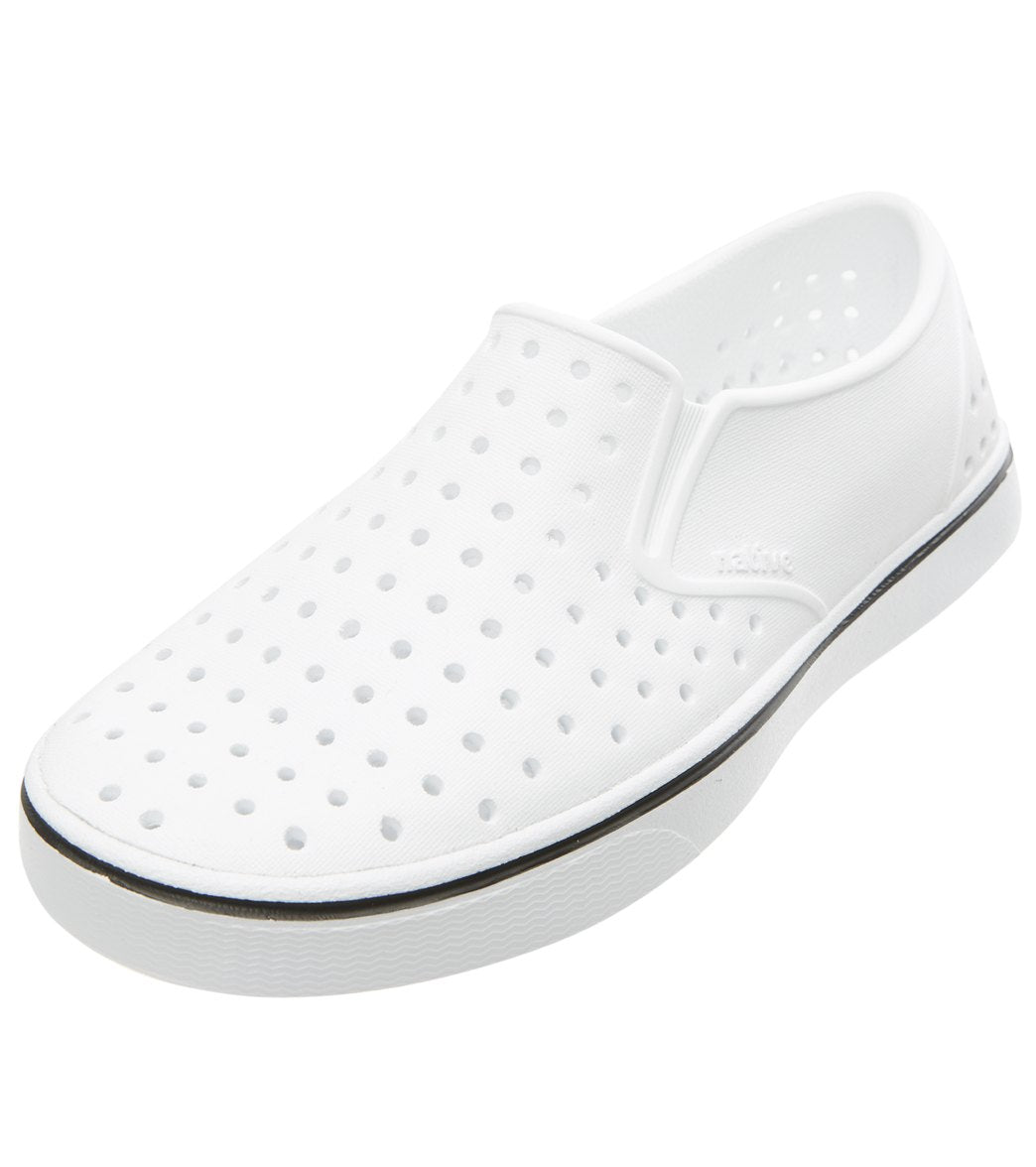 Native Kid's Miles Big Kid Shoes - Shell White/Shell White J1 Eva/Foam - Swimoutlet.com