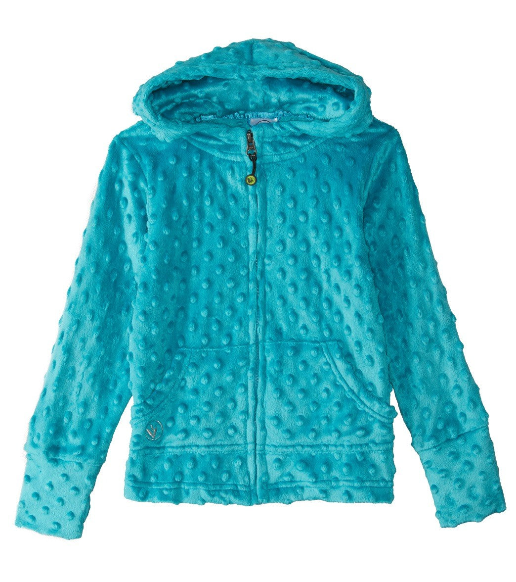 Limeapple Girls' Cuddle Bubble Hoodie Little Kid/Big Kid - Turquoise 5 Polyester - Swimoutlet.com