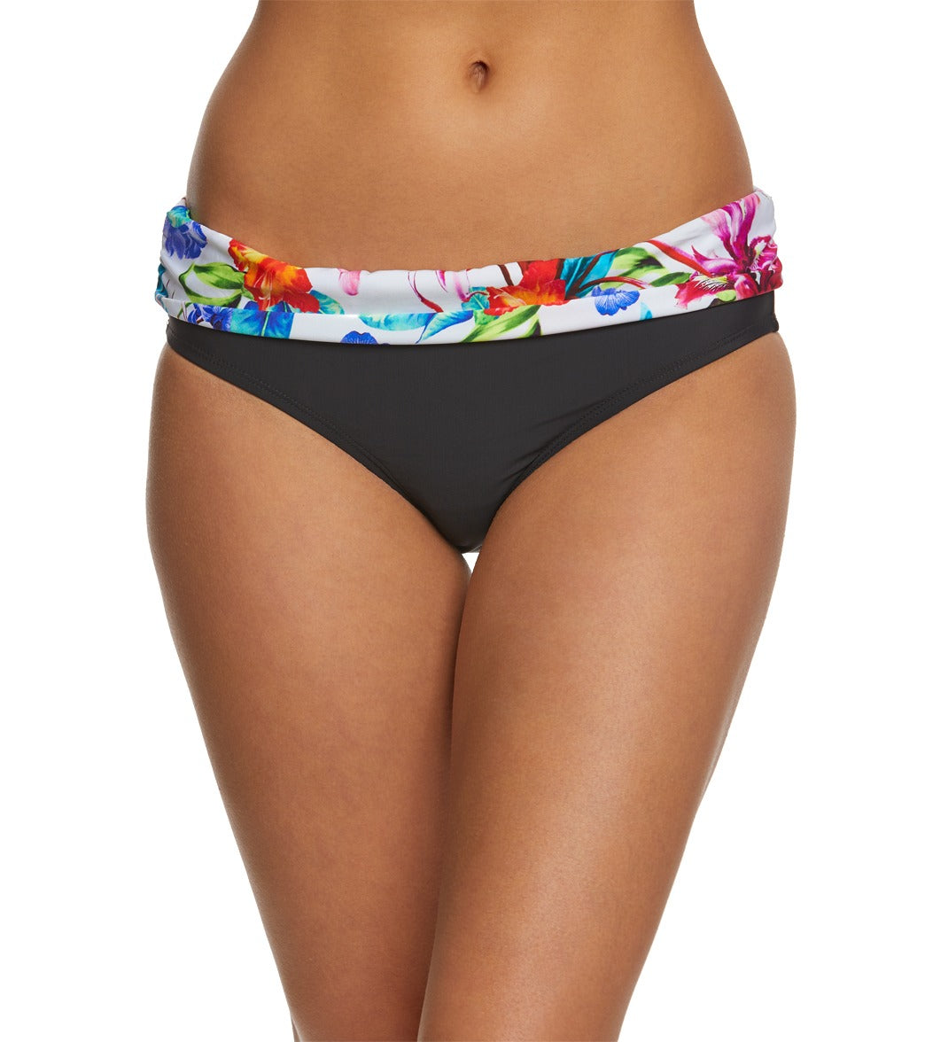 Athena Tropical Trip Hipster Bikini Bottom - Multi 12 Elastane/Polyamide - Swimoutlet.com