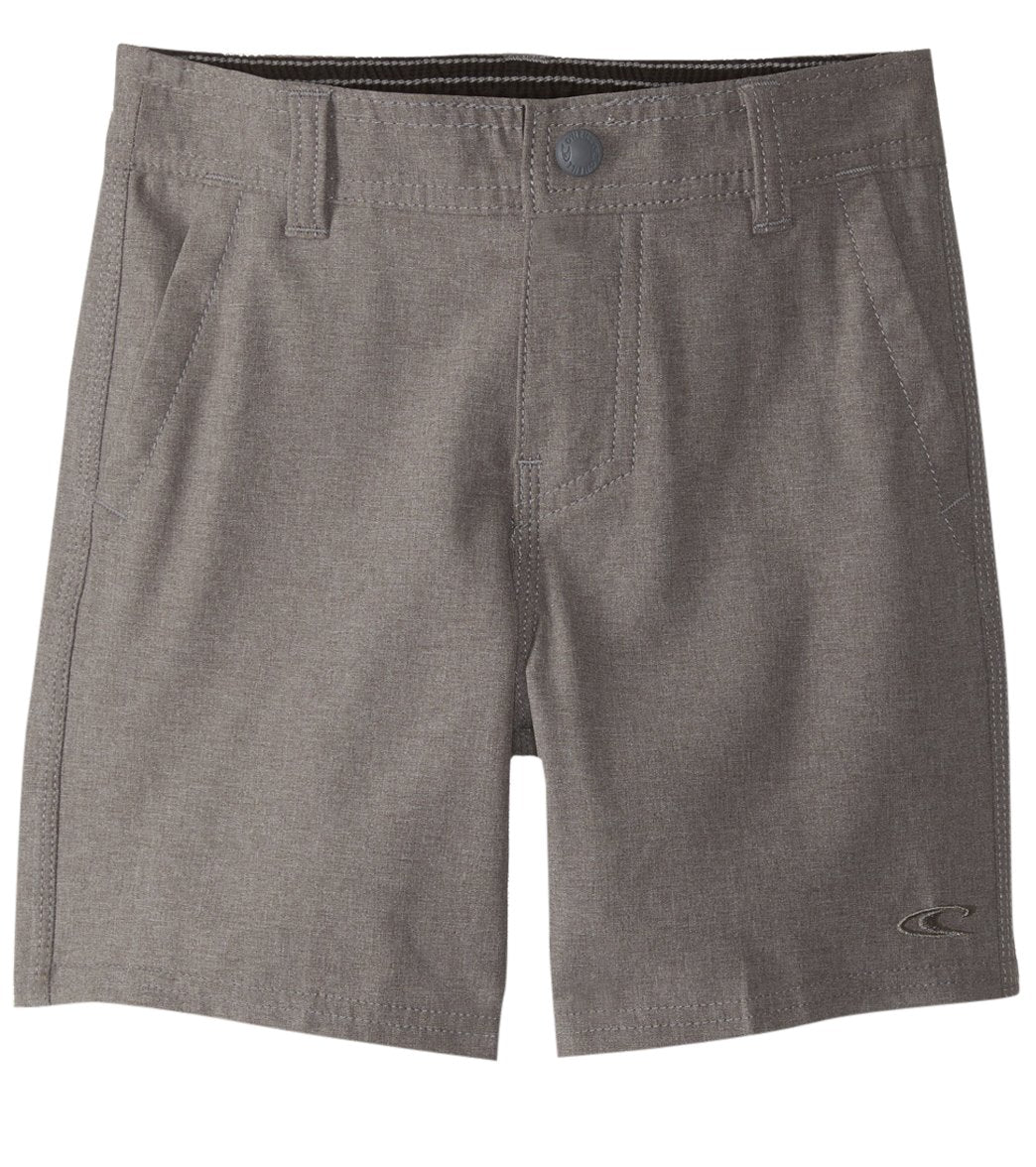 O'neill Boys' Loaded Heather Hybrid Short 4-7X - Grey 3T - Swimoutlet.com