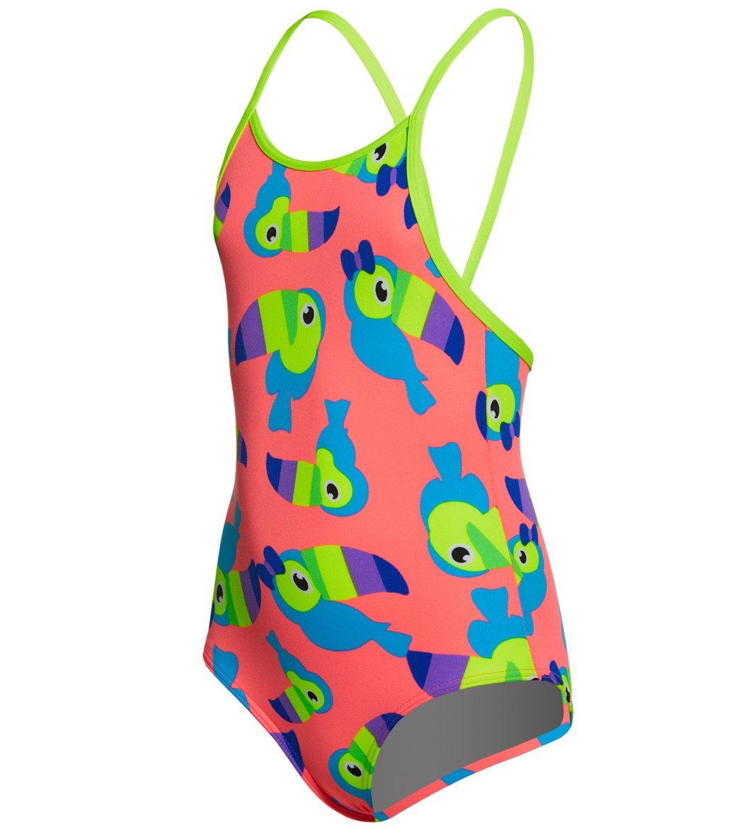 Funkita Toddler Girls' You Can Too One Piece Swimsuit - Multi 2T Polyester - Swimoutlet.com