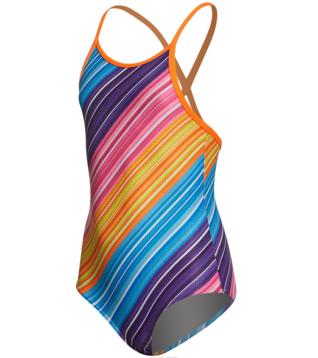 Funkita Toddler Girls' Fine Lines One Piece Swimsuit at SwimOutlet.com