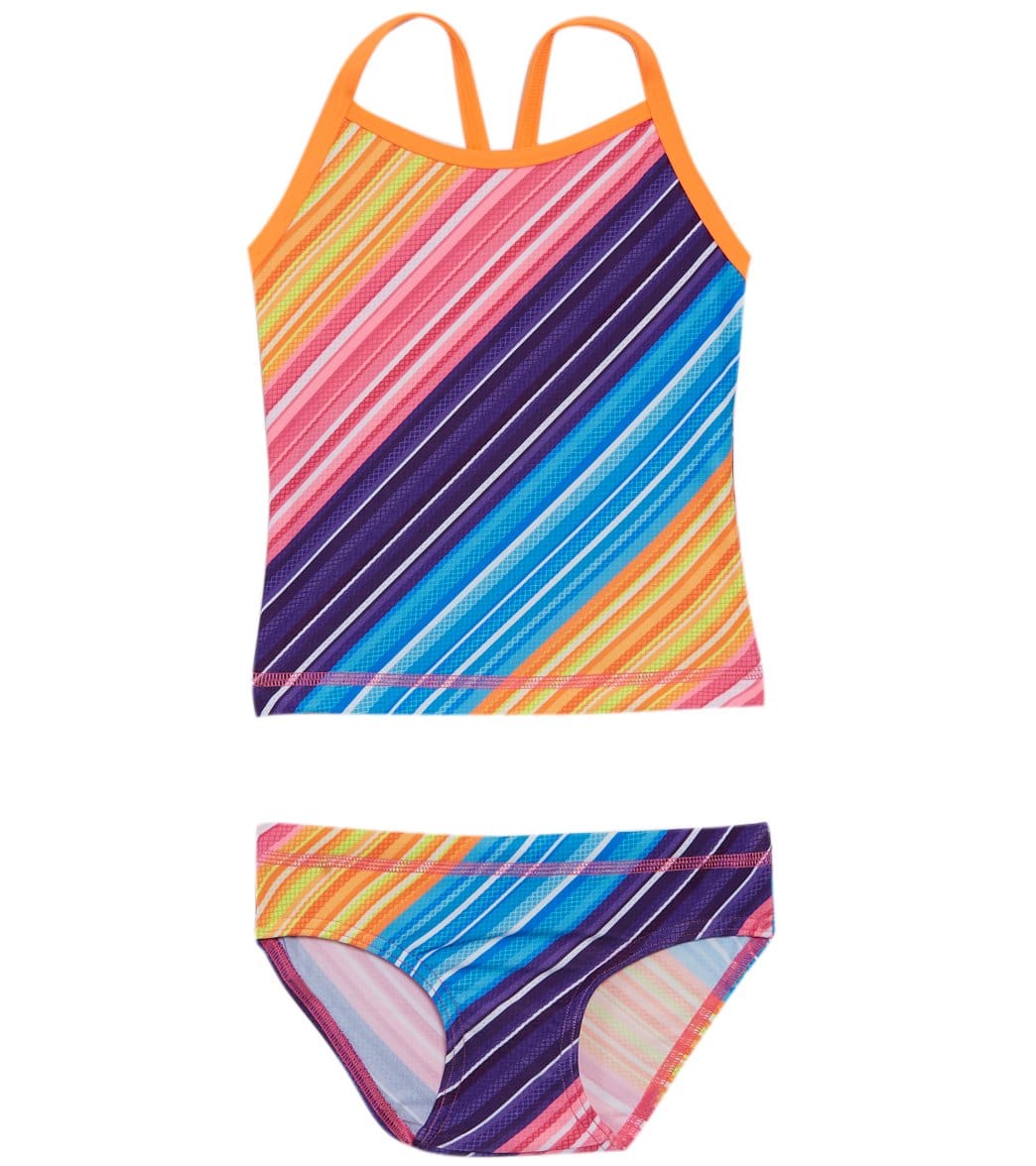 Funkita Toddler Girls' Fine Lines Tankini Set - Multi 2T Polyester - Swimoutlet.com