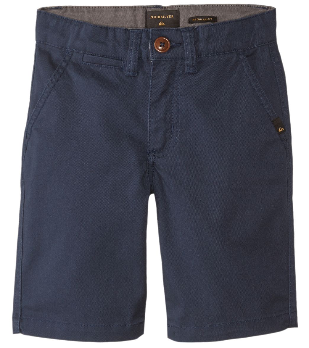 Quiksilver Boys' Everyday Union Stretch Shorts 8-16 - Navy Blazer 27 Cotton/Polyester - Swimoutlet.com