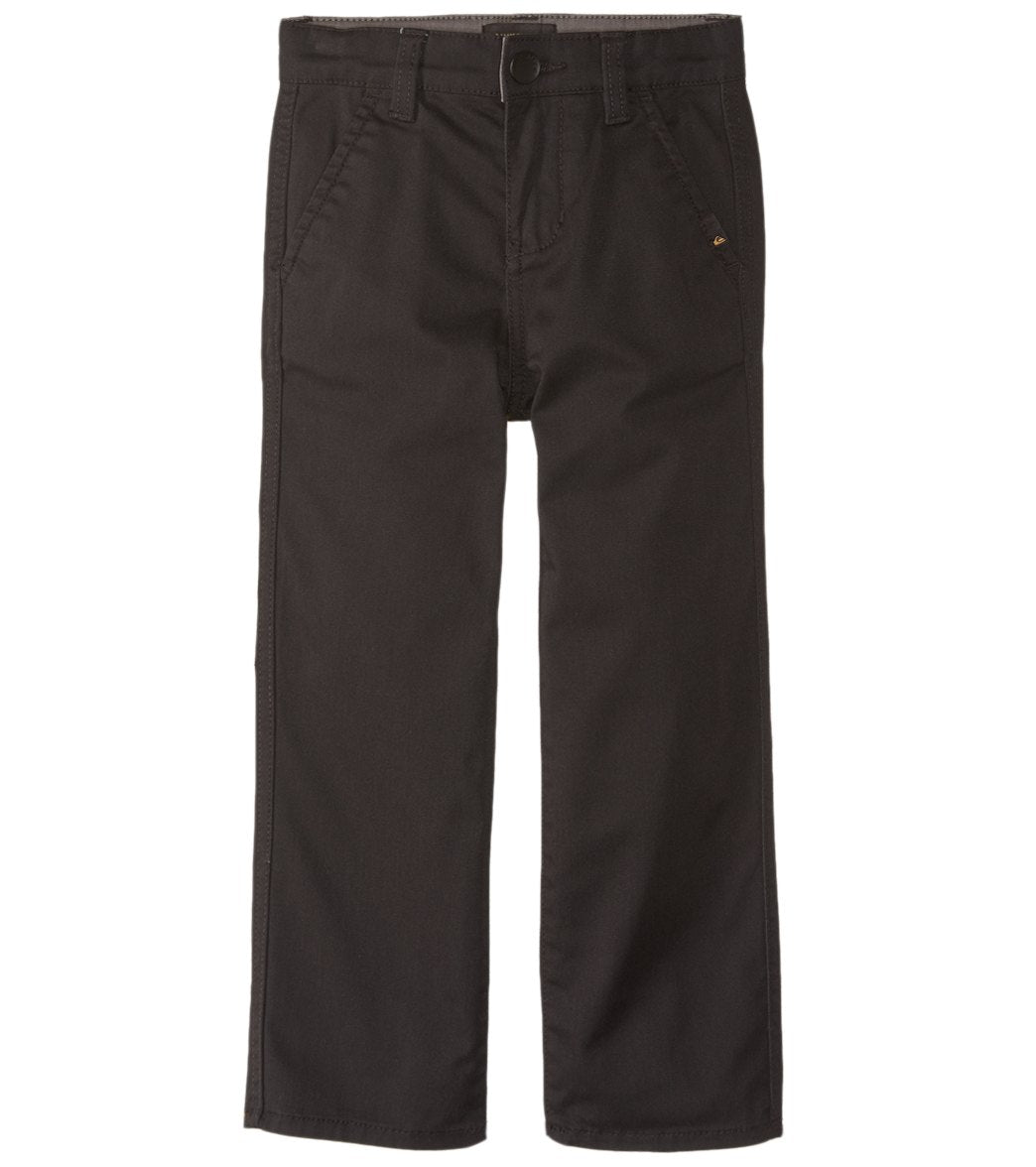 Quiksilver Boys' Everyday Union Pants 2T-7X - Black 4T Cotton/Polyester - Swimoutlet.com