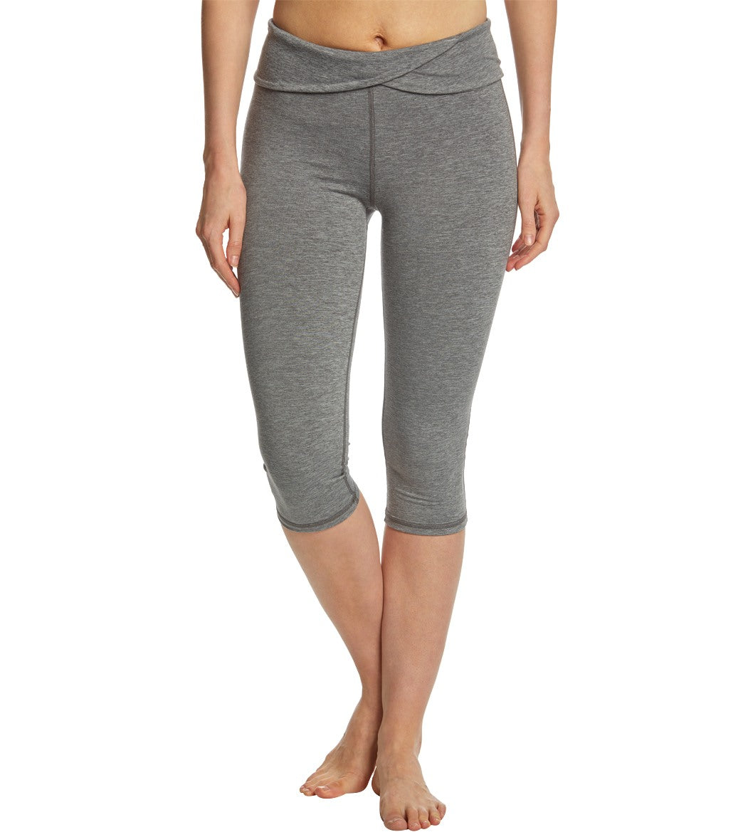 Carve Designs Women's Amalfi Capri - Grey Small Polyester/Spandex - Swimoutlet.com