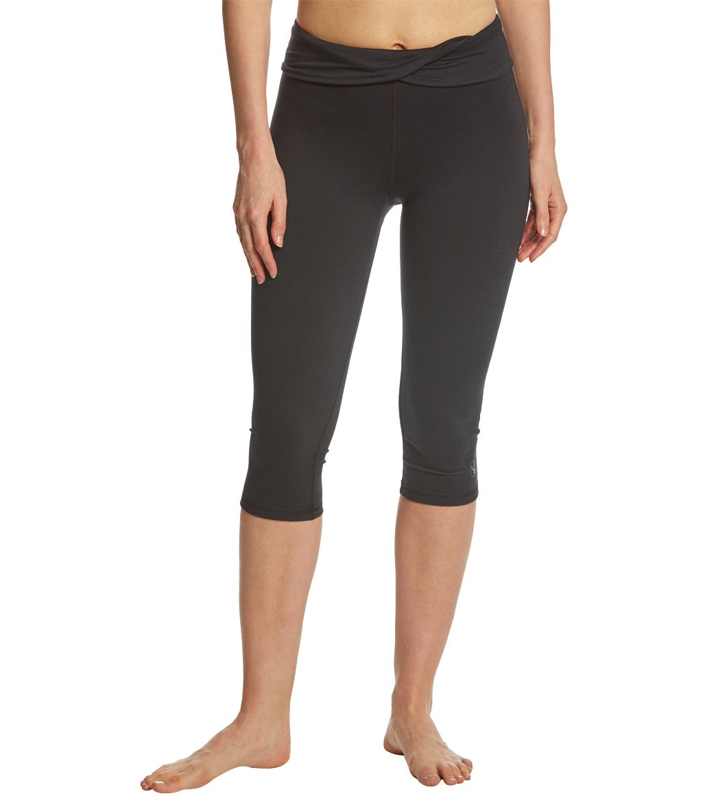 Carve Designs Women's Amalfi Capri - Black X-Small Polyester/Spandex - Swimoutlet.com