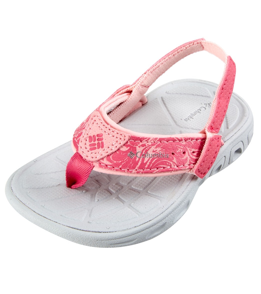 Columbia Toddler Techsun Flip Flop - Wild Geranium/Lux 5 - Swimoutlet.com