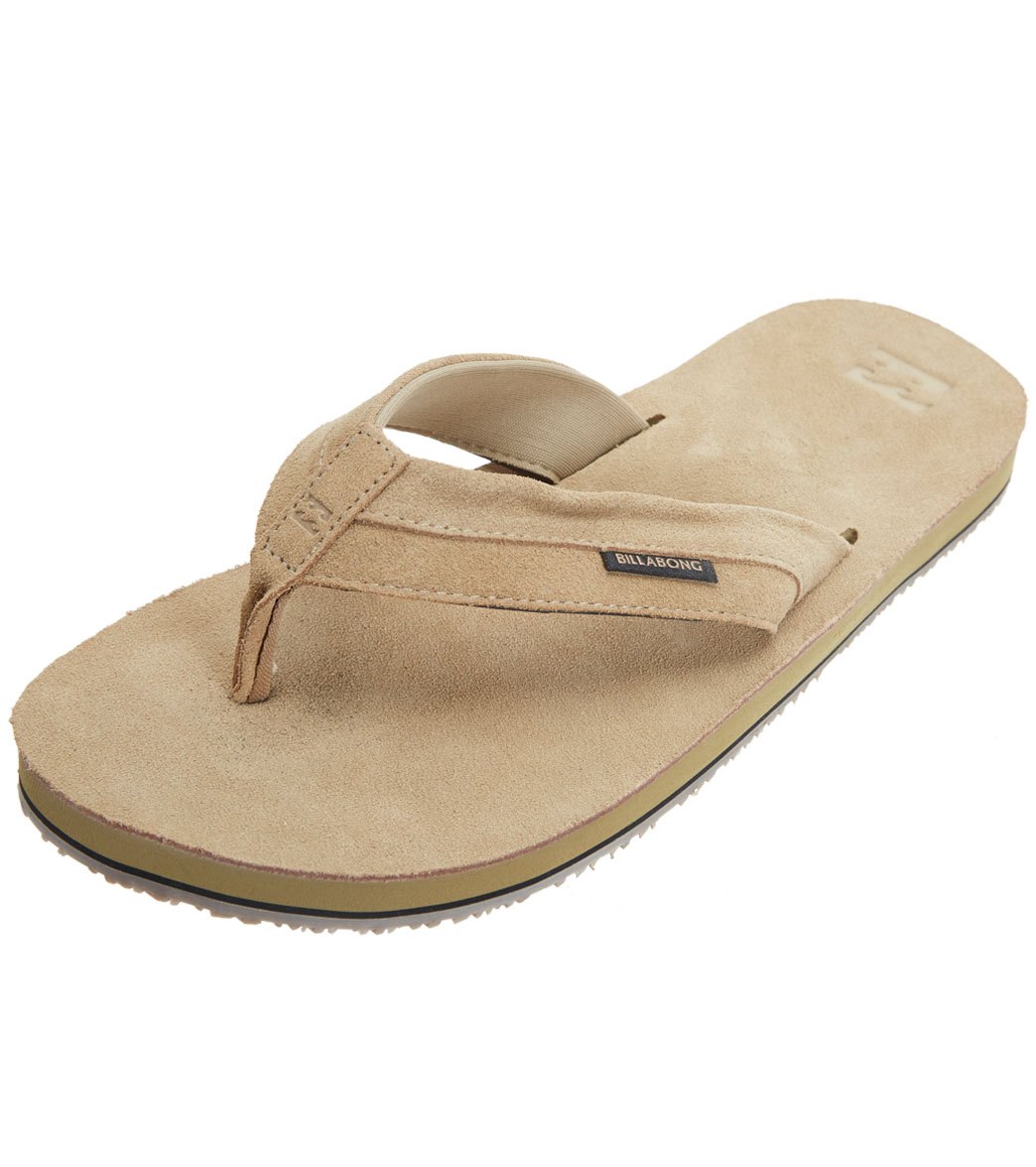 Billabong Men's All Day Leather Sandals - Sand 8 - Swimoutlet.com