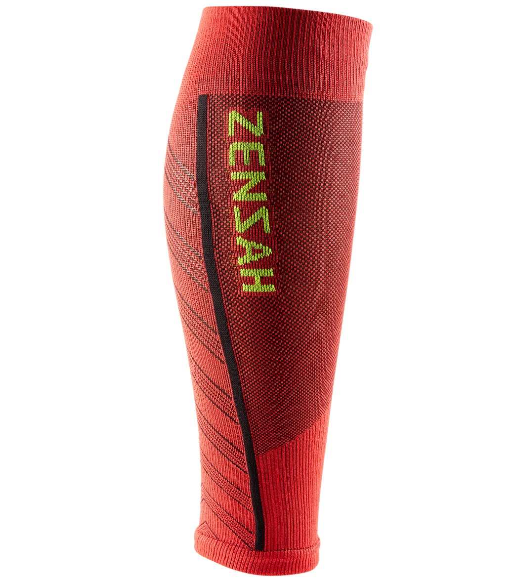 Zensah Featherweight Compression Leg Sleeves - Red Large Elastane/Nylon/Polyamide - Swimoutlet.com