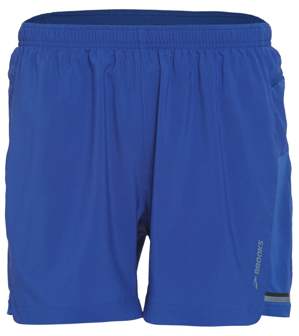 Brooks Men's Sherpa 5 Short - Cobalt Xl Size Xl Polyester - Swimoutlet.com