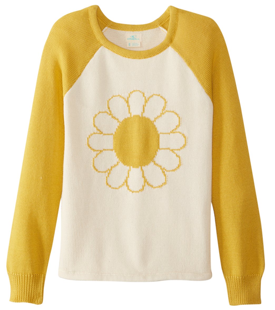 O'neill Girls' Eliza Pullover Sweater 2T-6 - Naked 3T - Swimoutlet.com