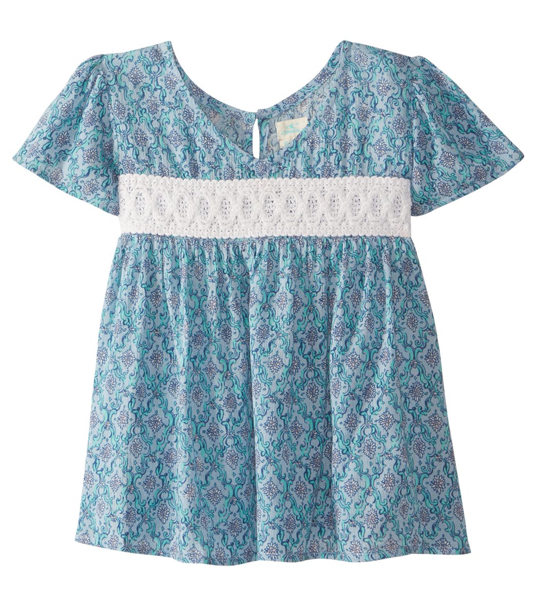 O'neill Girls' Scarlett Top 2T-6 - Cerulean 3T - Swimoutlet.com