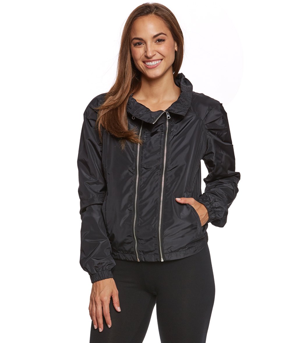 Lorna Jane Women's Authentic Active Jacket - Black Small Polyester - Swimoutlet.com