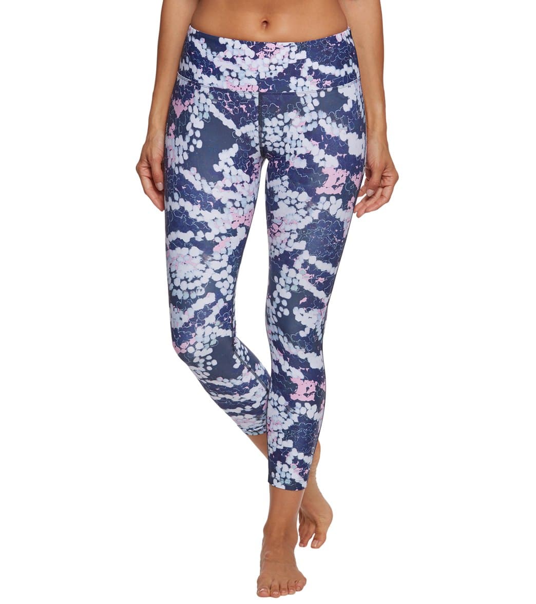 Lorna Jane Women's Charm Core Ankle Biter Tight - Print Medium Polyester/Elastane - Swimoutlet.com