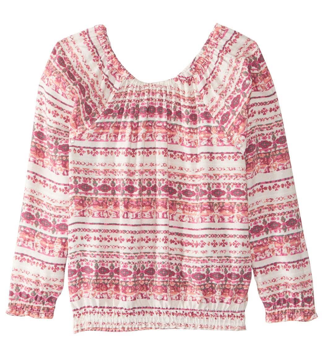 O'neill Girl's Gypsy Long Sleeve Top 2T-6 - Acaia 3T Viscose - Swimoutlet.com