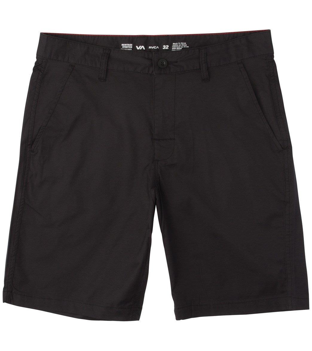 Rvca Men's Weekend Hybrid Walkshorts Boardshorts Ii - Black 29 Cotton/Elastane/Polyester - Swimoutlet.com