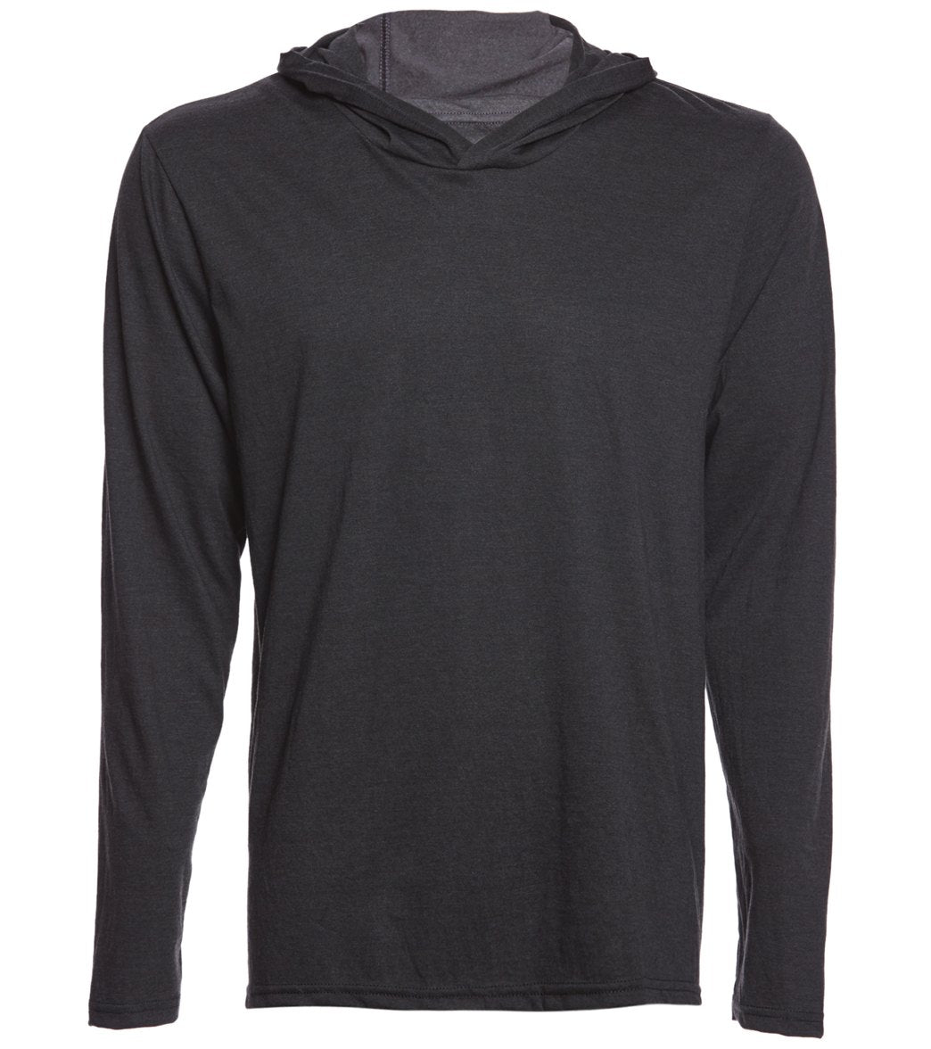 Men's Perfect Long Sleeve Hoodie - Black Frost Medium Cotton/Polyester/Rayon - Swimoutlet.com