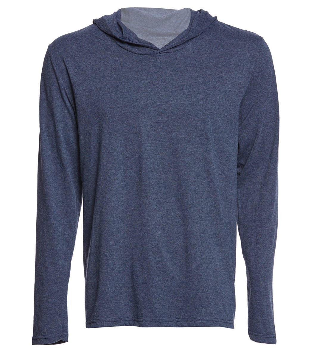 Men's Perfect Long Sleeve Hoodie - Navy Frost Medium Cotton/Polyester/Rayon - Swimoutlet.com
