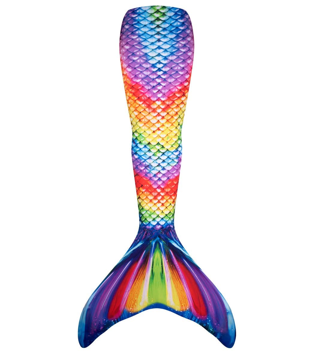 Fin Fun Rainbow Reef Mermaid Tail & Monofin Youth/Adult - Adultlarge Neoprene/Polyester/Poly-Propylene/Spandex - Swimoutlet.com