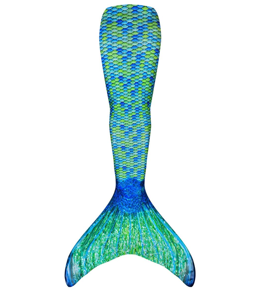 Fin Fun Aussie Green Mermaid Tail & Monofin Youth/Adult - Adultlarge Neoprene/Polyester/Poly-Propylene/Spandex - Swimoutlet.com