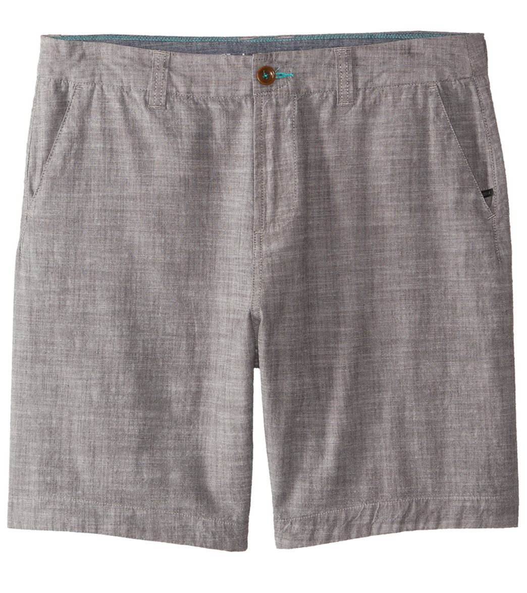 Vissla Men's No See Ums Walkshorts - Phantom Heather 29 Cotton/Spandex - Swimoutlet.com