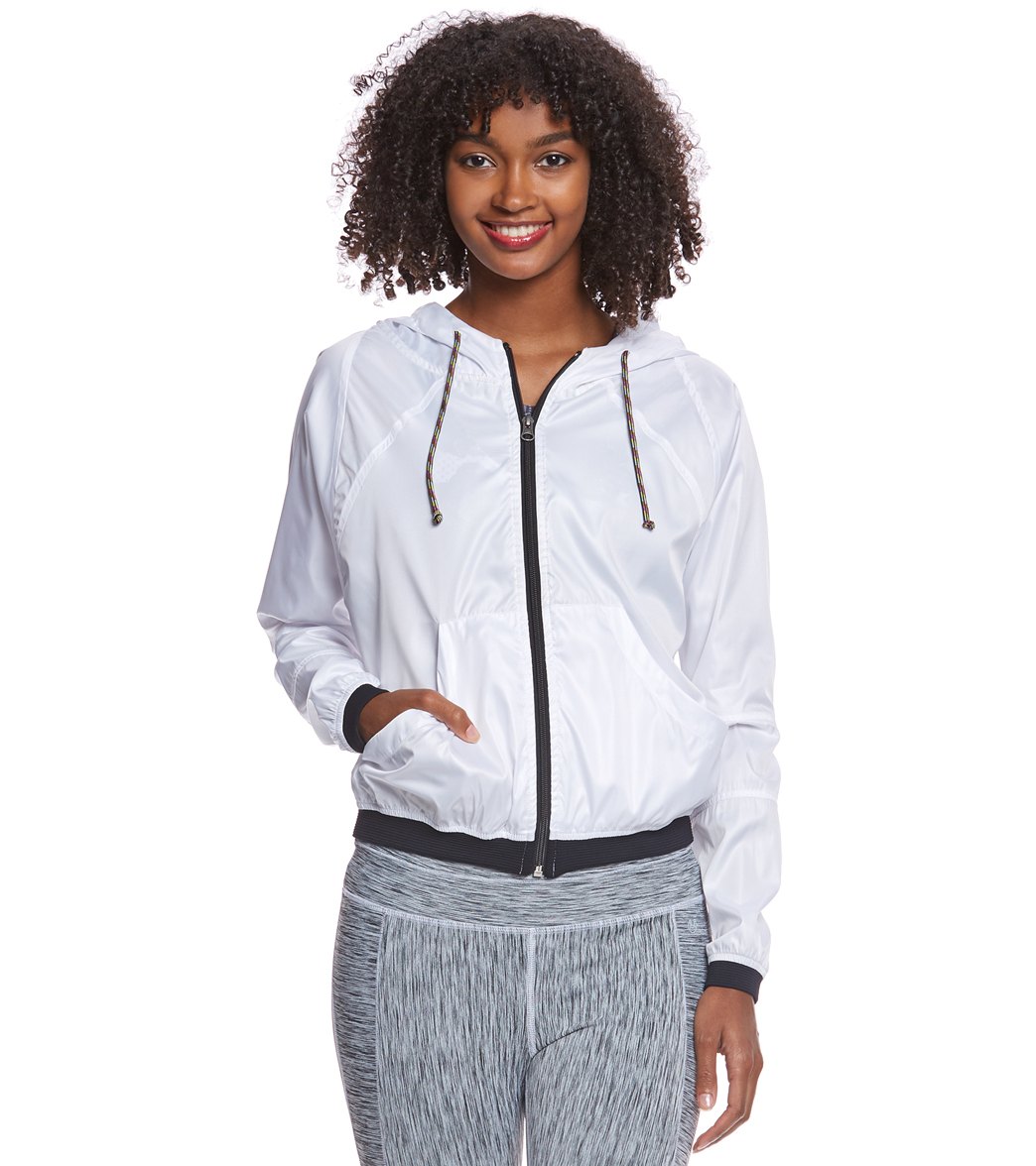 Maaji Sailboat Take White Wind Breaker - Medium Nylon/Polyester/Spandex - Swimoutlet.com