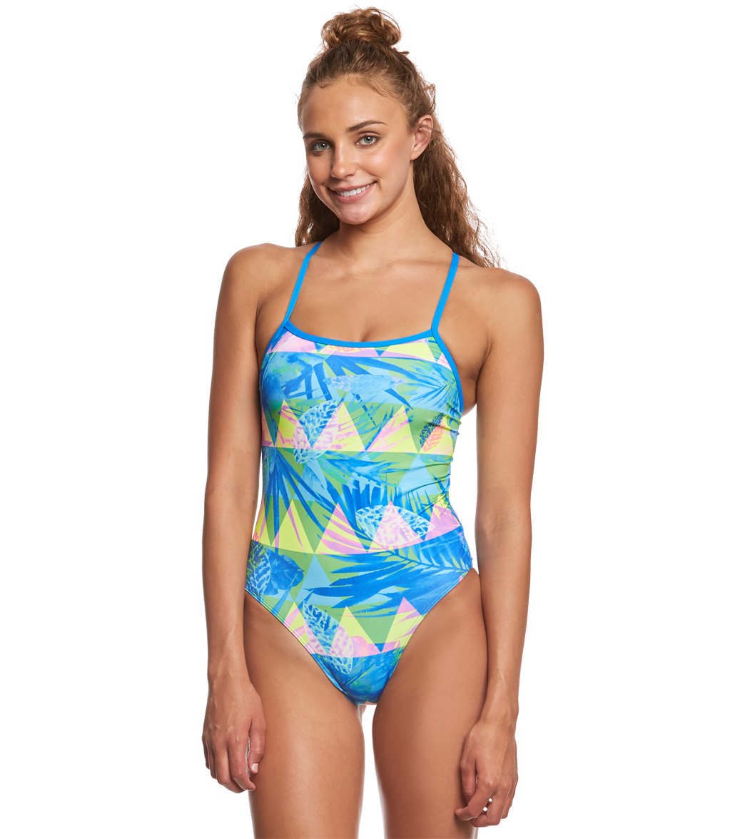 Amanzi Women's Sunkissed One Piece Swimsuit - Multi 38 Polyester - Swimoutlet.com