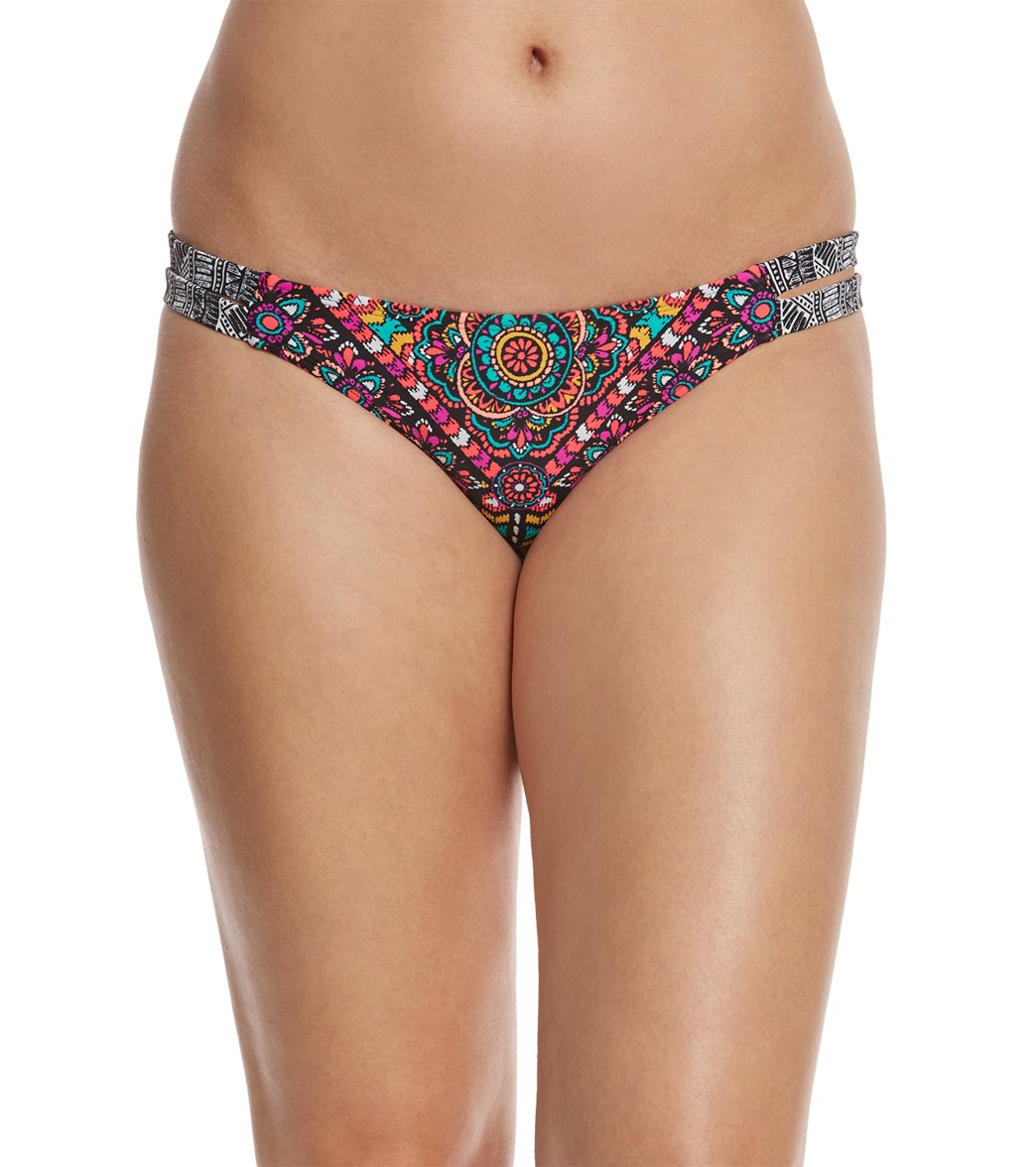 Eidon Swimwear Amina Low Rider Bikini Bottom - Xl Nylon/Spandex - Swimoutlet.com