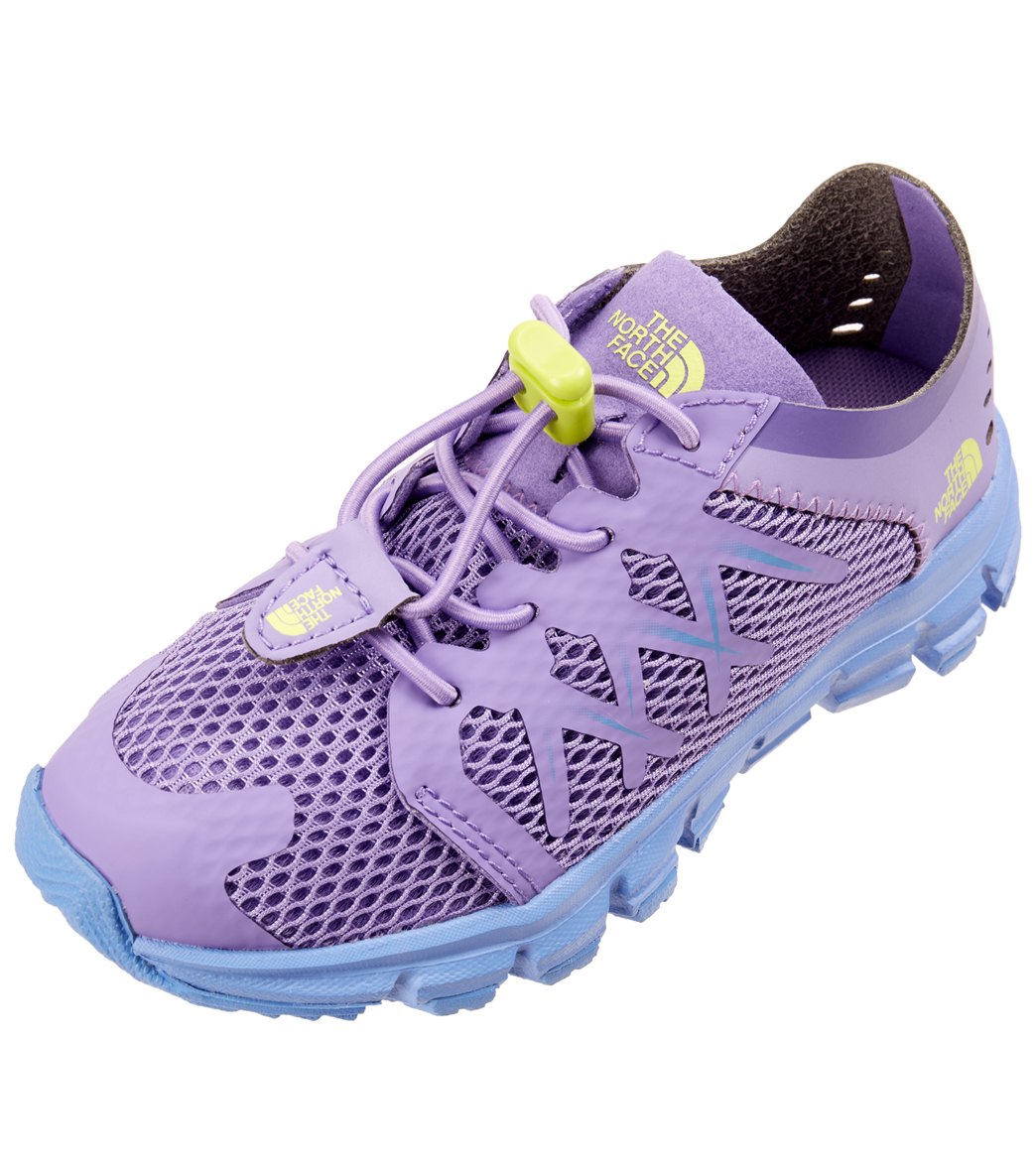 The North Face Youth's Litewave Flow Water Shoe Toddler - Paisley Purple/Rave Green 11.5 Foam/Polyurethane/Rubber - Swimoutlet.com