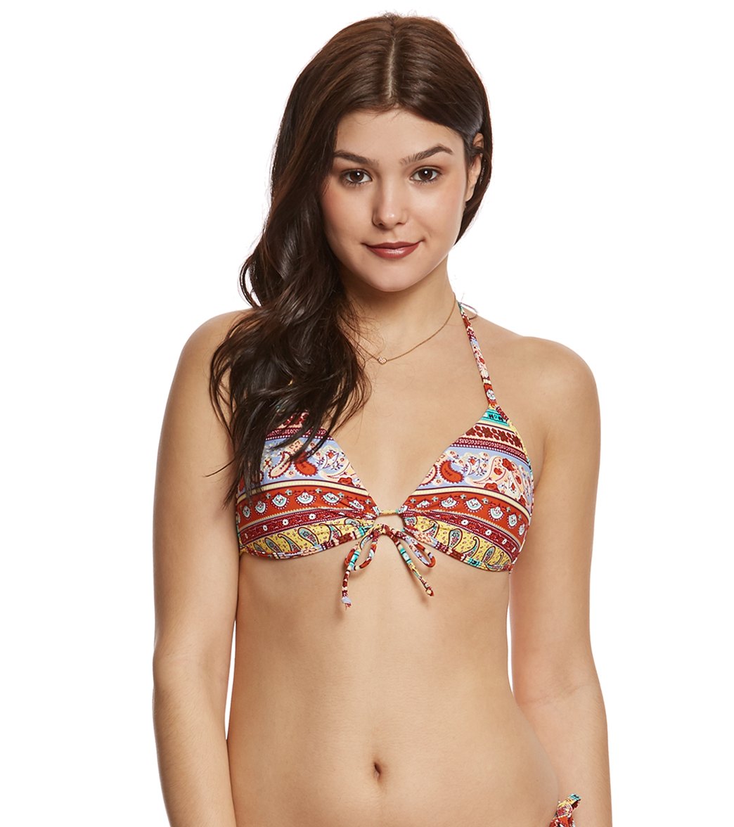 Eidon Swimwear Bangalow Summer Adjustable Triangle Bikini Top - X-Small Nylon/Spandex - Swimoutlet.com