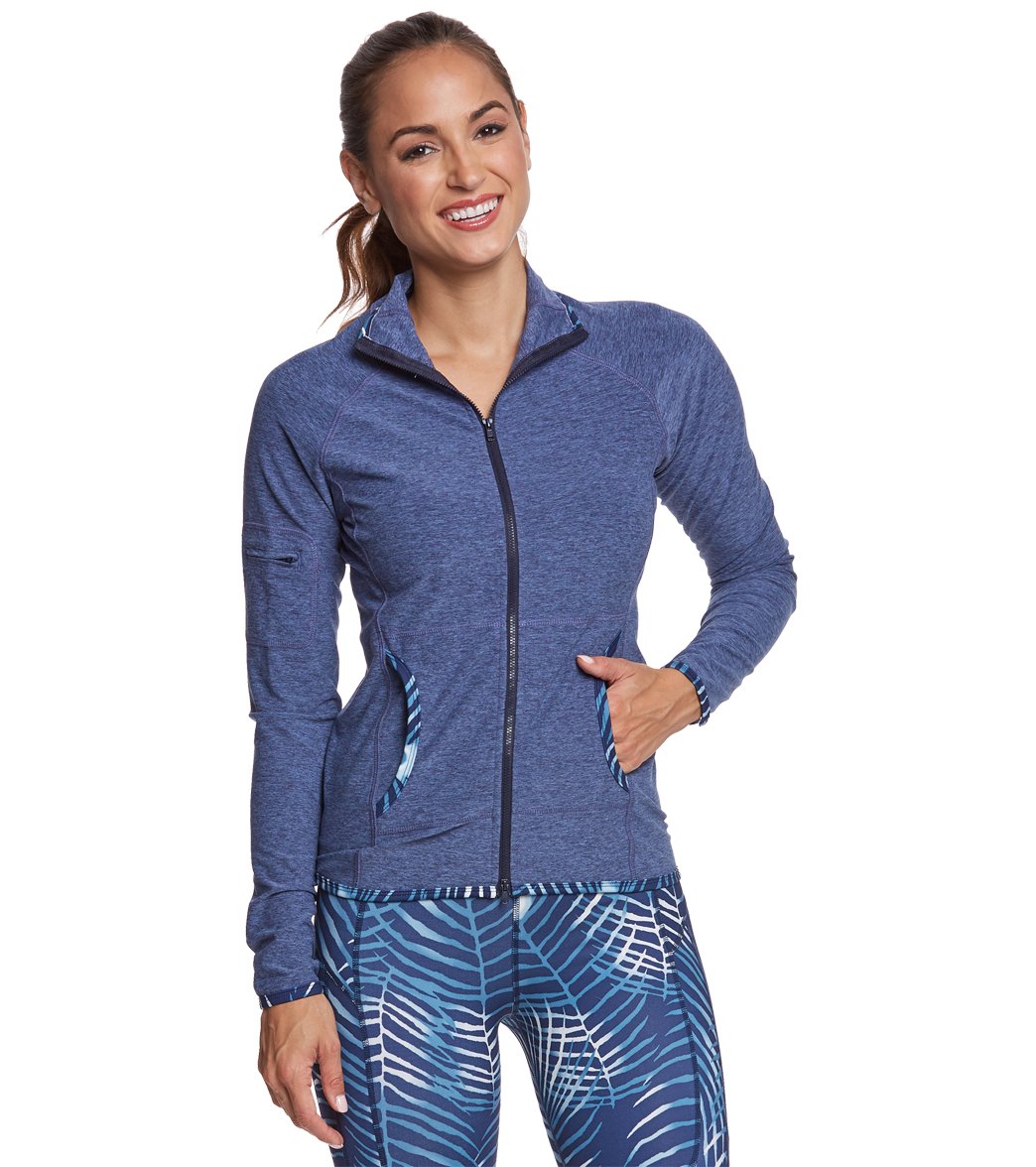 Carve Designs Mira Jacket - Anchor Small Polyester/Spandex - Swimoutlet.com