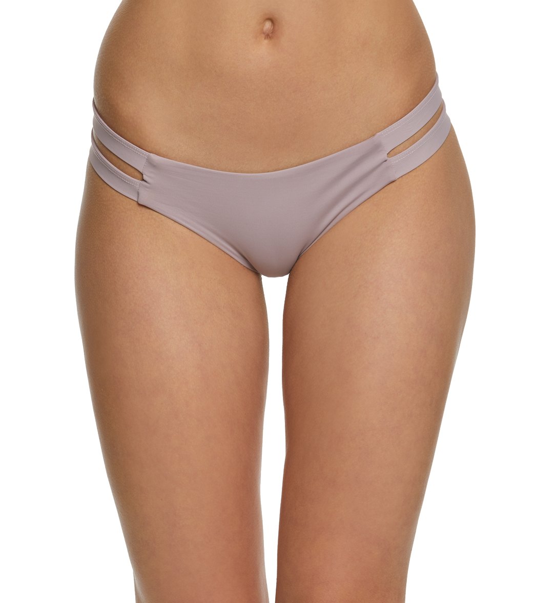 Tavik Essentials Chloe Moderate Bikini Bottom - Deauville Mauve Small Nylon/Spandex - Swimoutlet.com