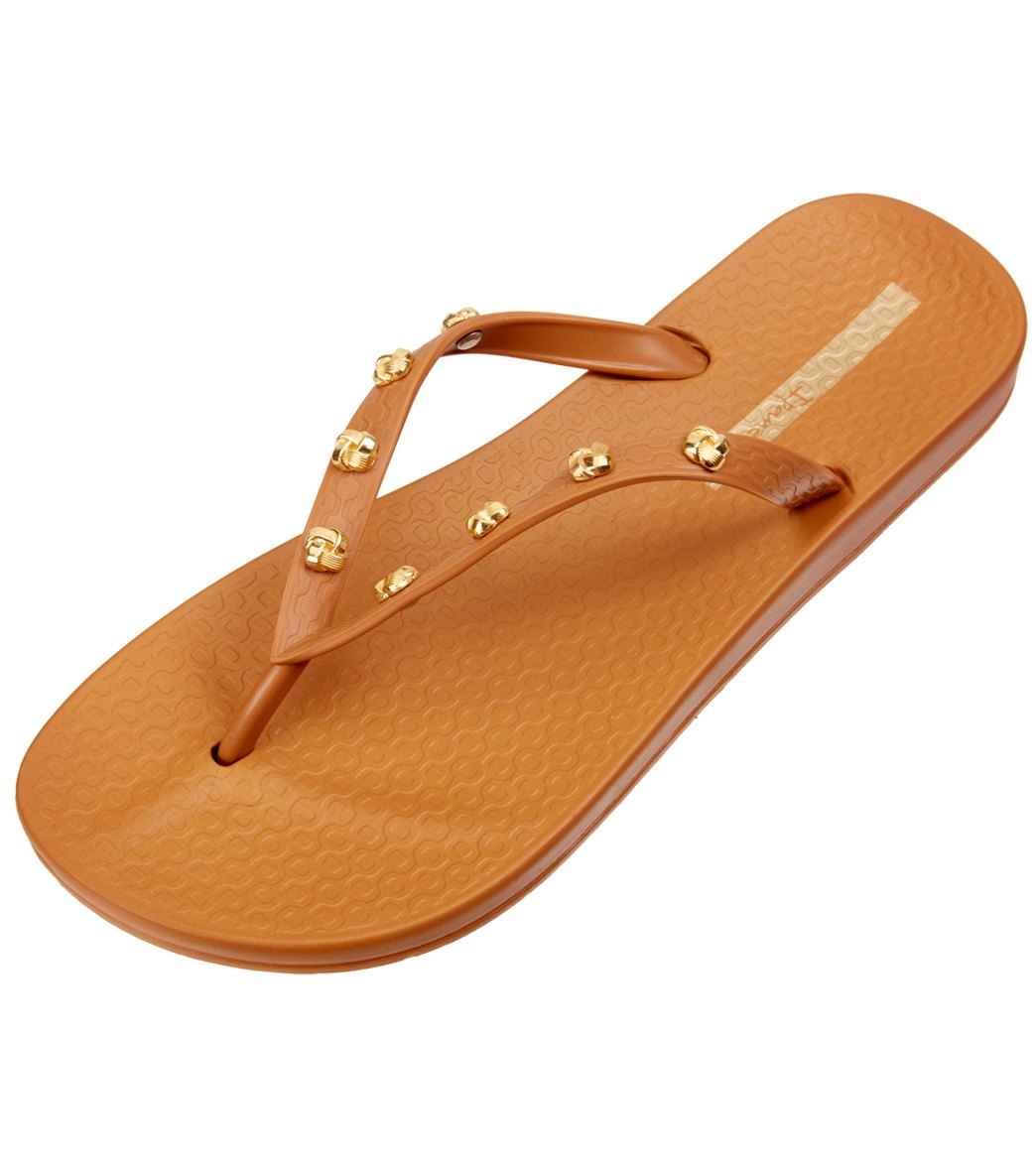 Ipanema Women's Premium Love Flip Flop - Brown 5 Rubber - Swimoutlet.com