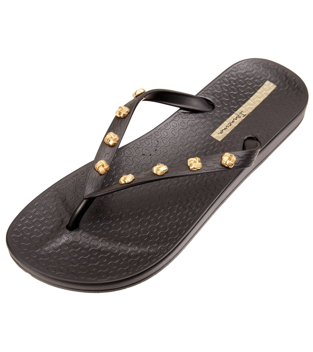 Ipanema Women's Premium Love Flip Flop - Black 5 Rubber - Swimoutlet.com