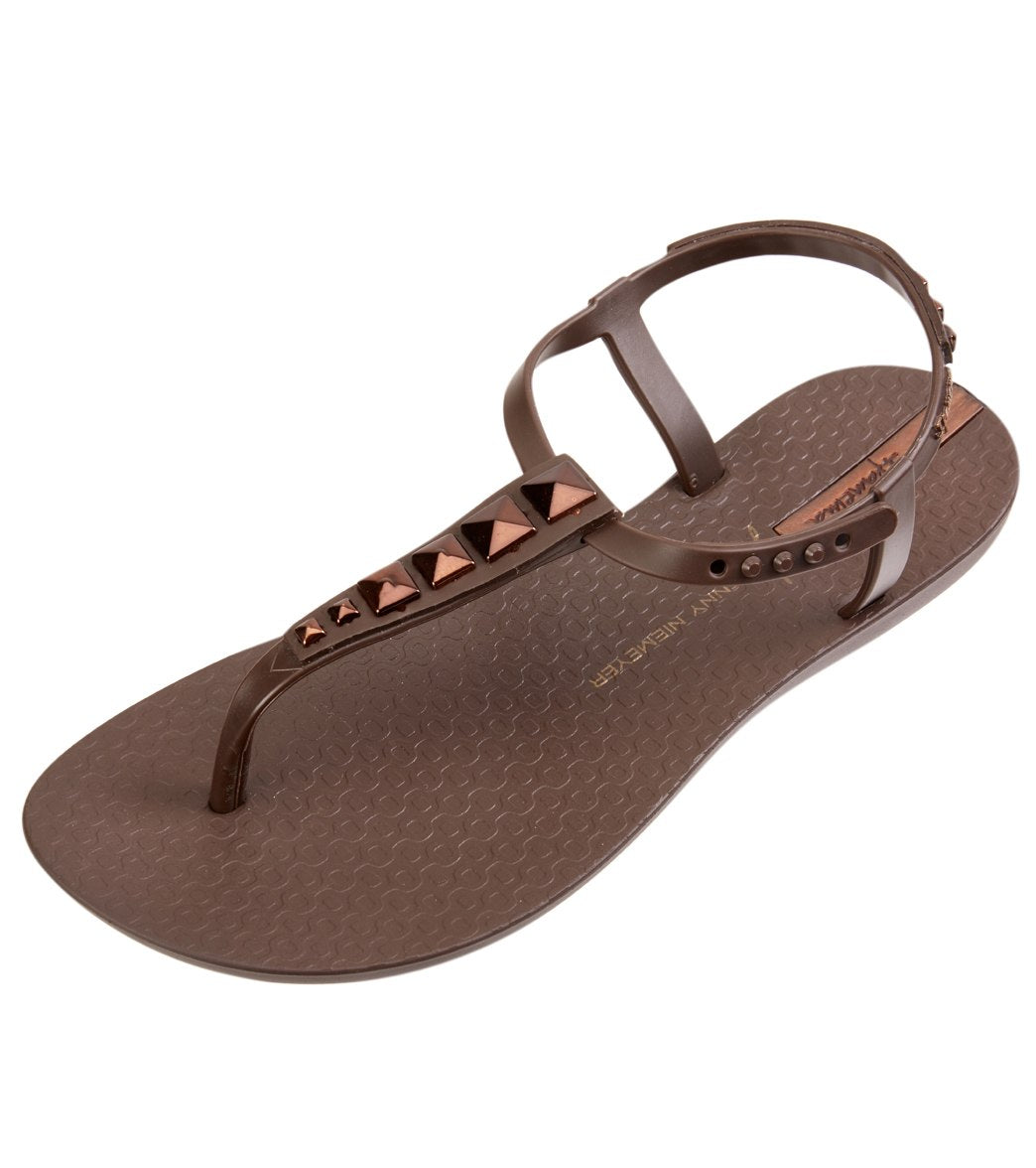 Ipanema Women's Premium Lenny Rocker Sandals - Brown 6 Rubber - Swimoutlet.com