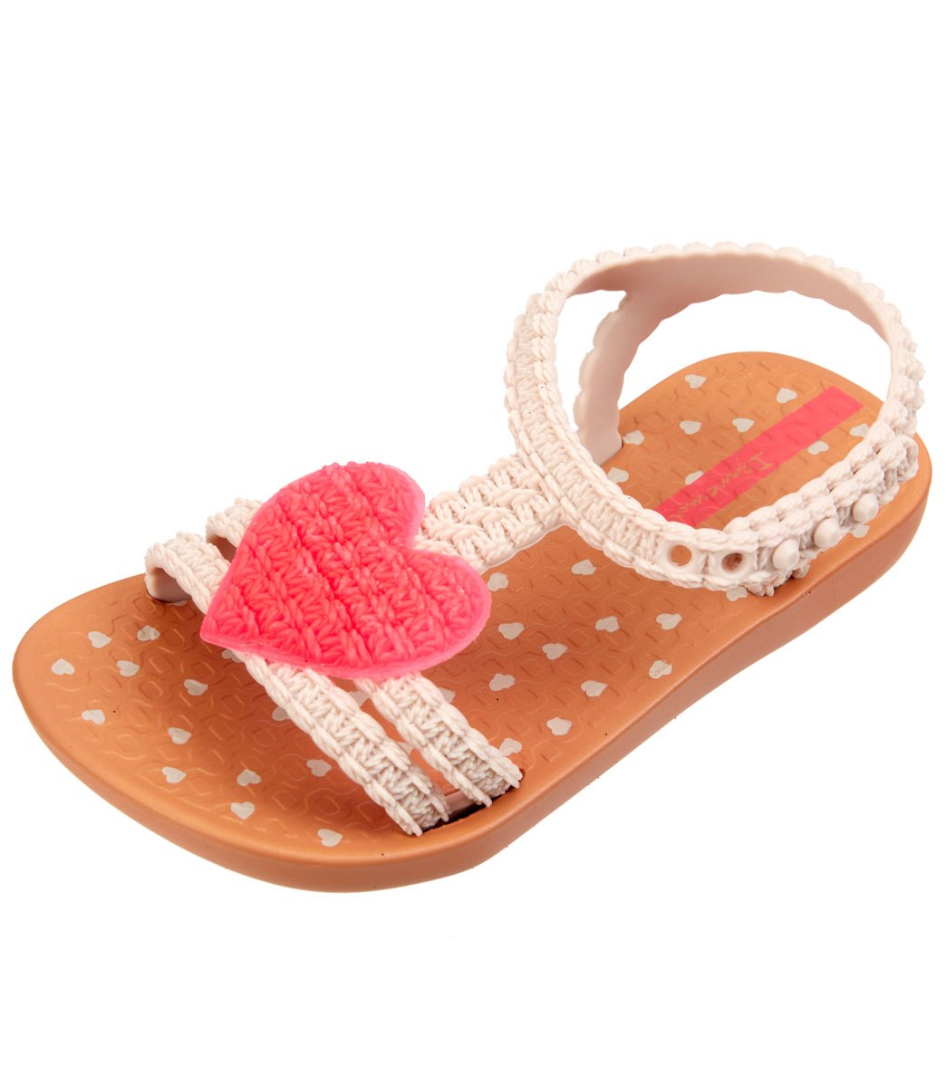 Ipanema Infant My First Sandals - Brown/Pink 6 Plastic - Swimoutlet.com