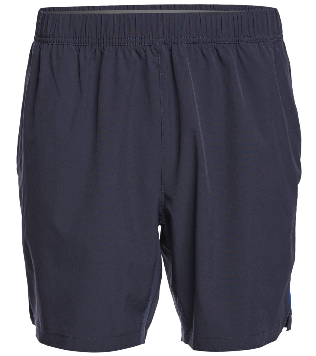 Speedo Men's Team Short - Blue Xl Polyester/Spandex - Swimoutlet.com