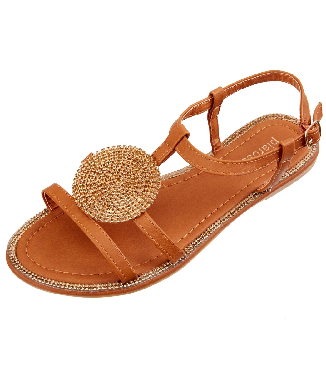 Pia Rossini Women's Pandora Sandals - Tan 7 - Swimoutlet.com