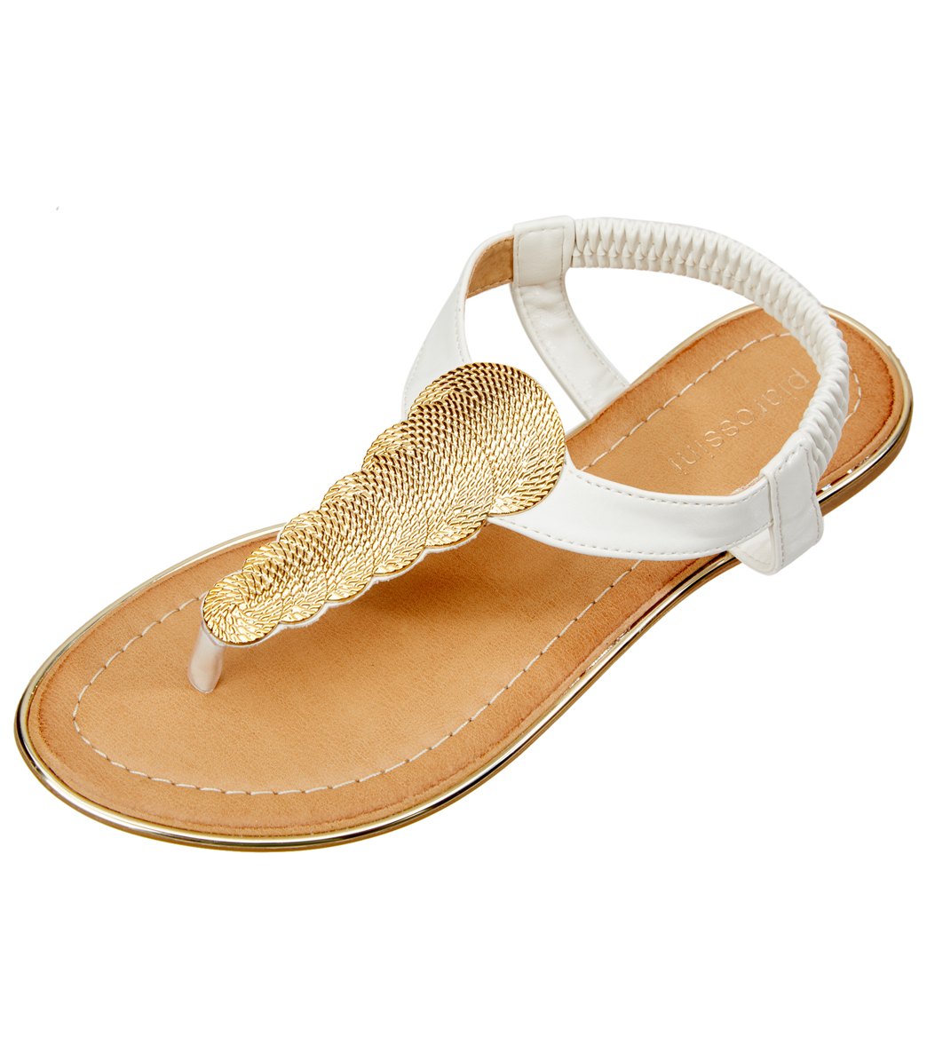 Pia Rossini Women's Comet Sandals - White 9 Eu 40 - Swimoutlet.com