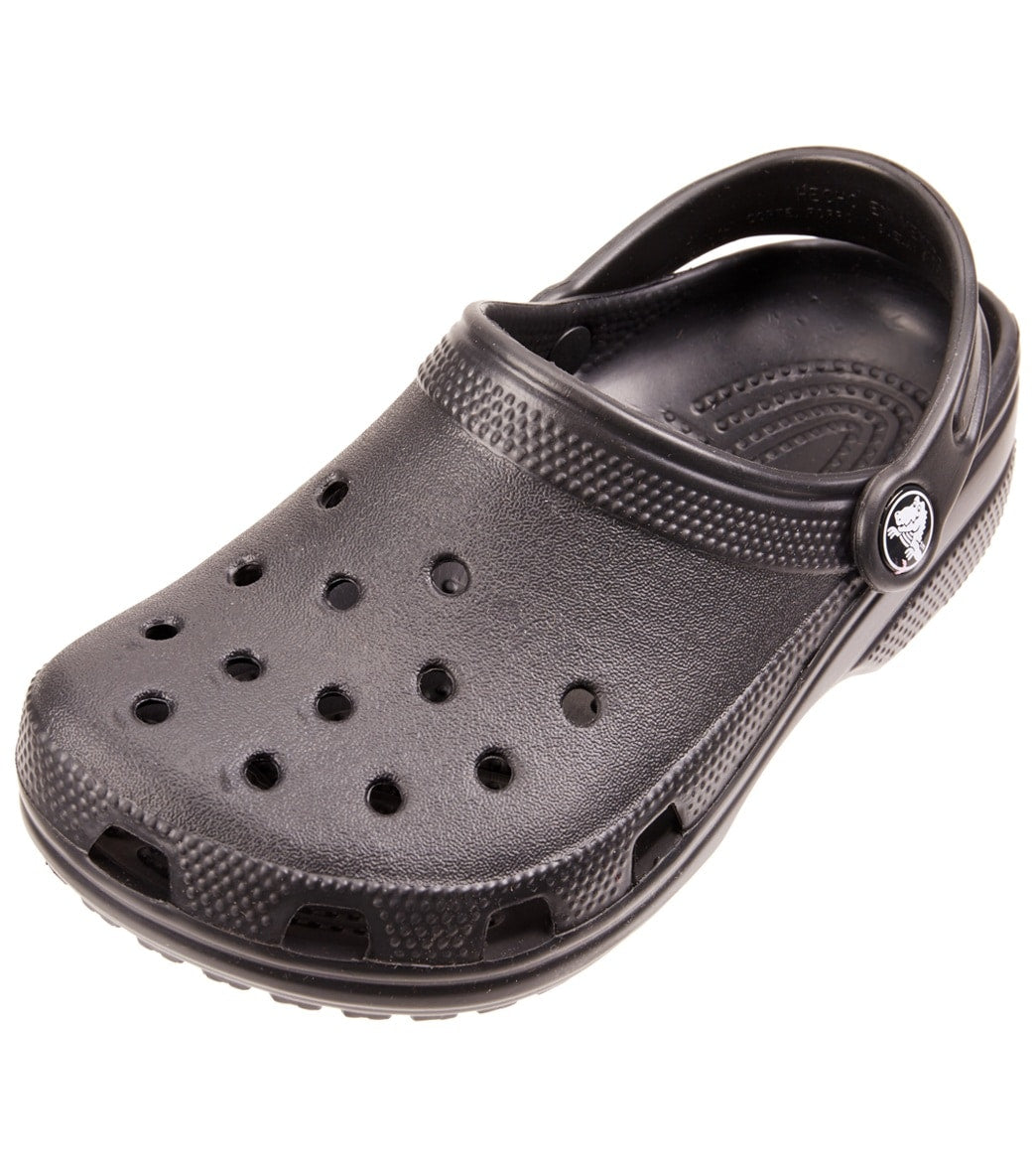 Crocs Kid's Classic Clogs / Little Kid/ Big Kid - Black 4 Foam - Swimoutlet.com