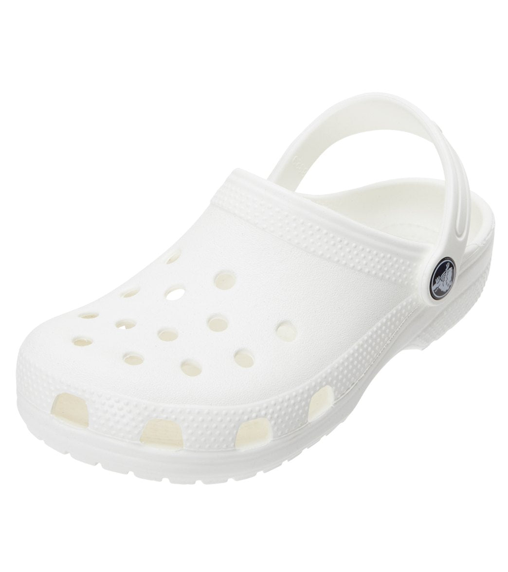 Crocs Kid's Classic Clogs / Little Kid/ Big Kid - White 5 Foam - Swimoutlet.com