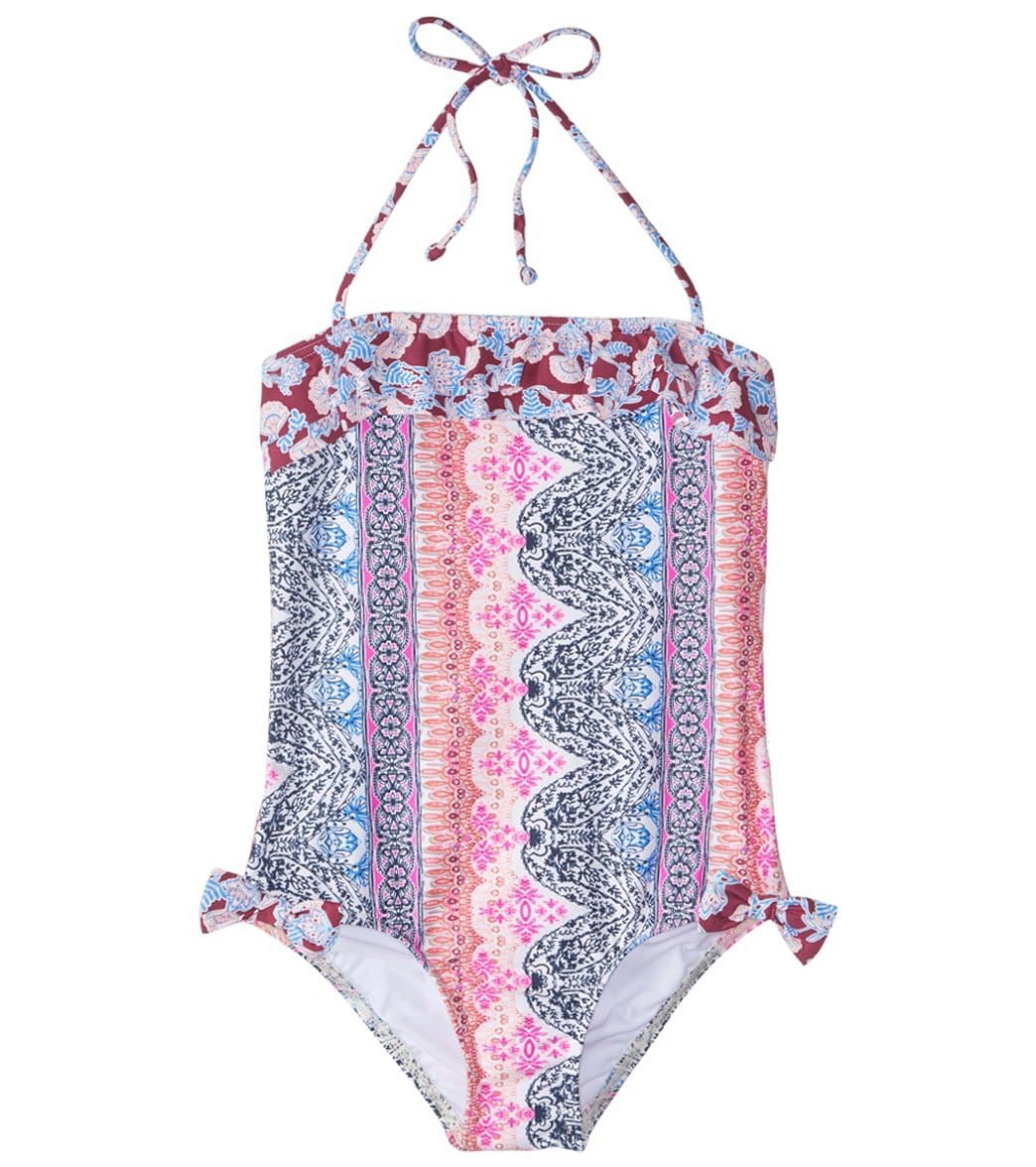 O'neill Girls' Cruz One Piece Swimsuit 2T-6 - Multi 3T Elastane/Polyamide - Swimoutlet.com