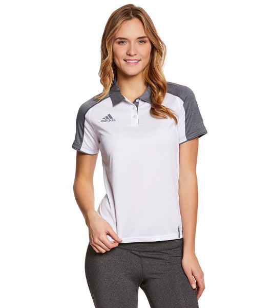 adidas team modern varsity polo