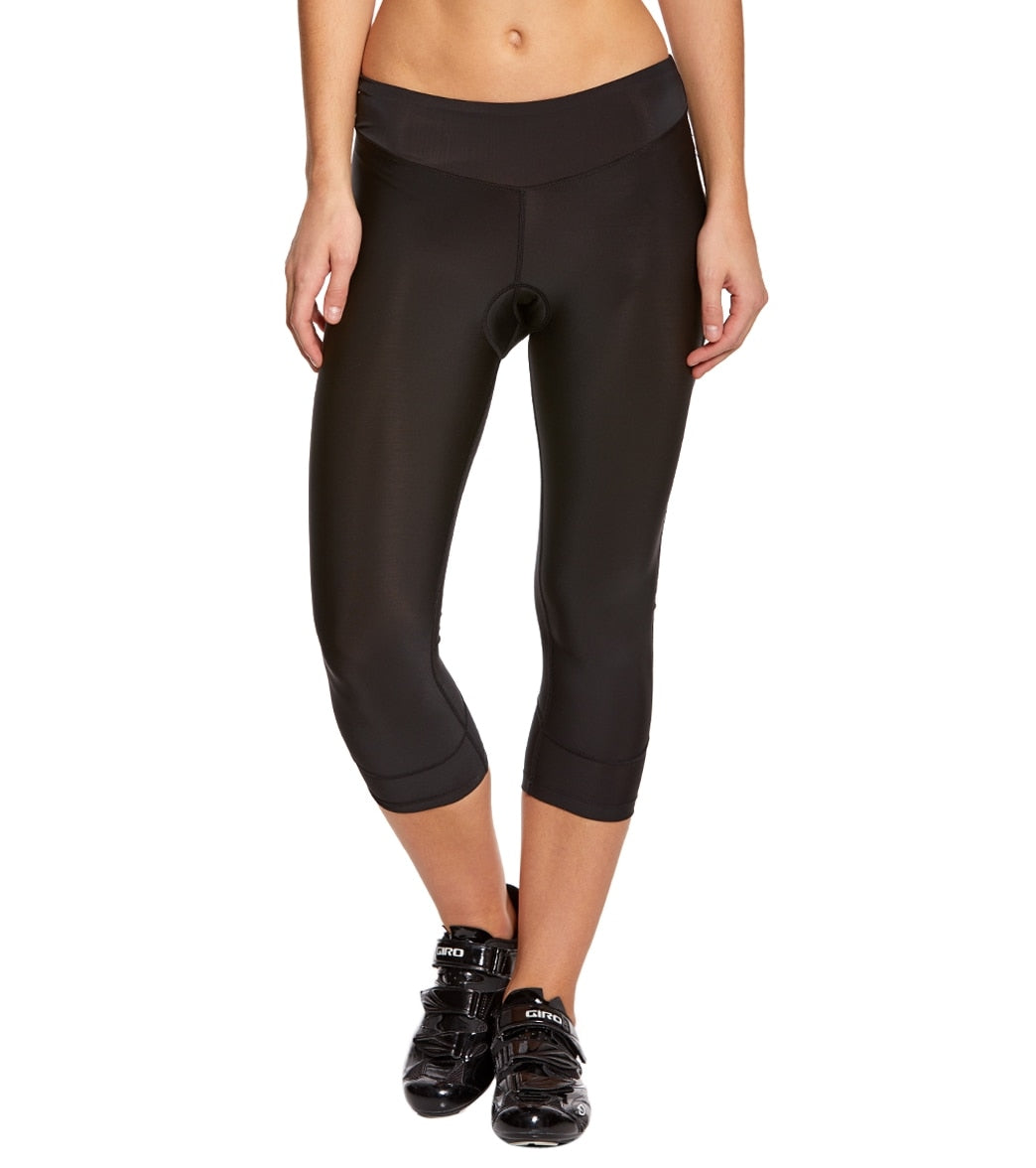 Canari Women's Jasmine Gel Cycling Capri - Black Small - Swimoutlet.com