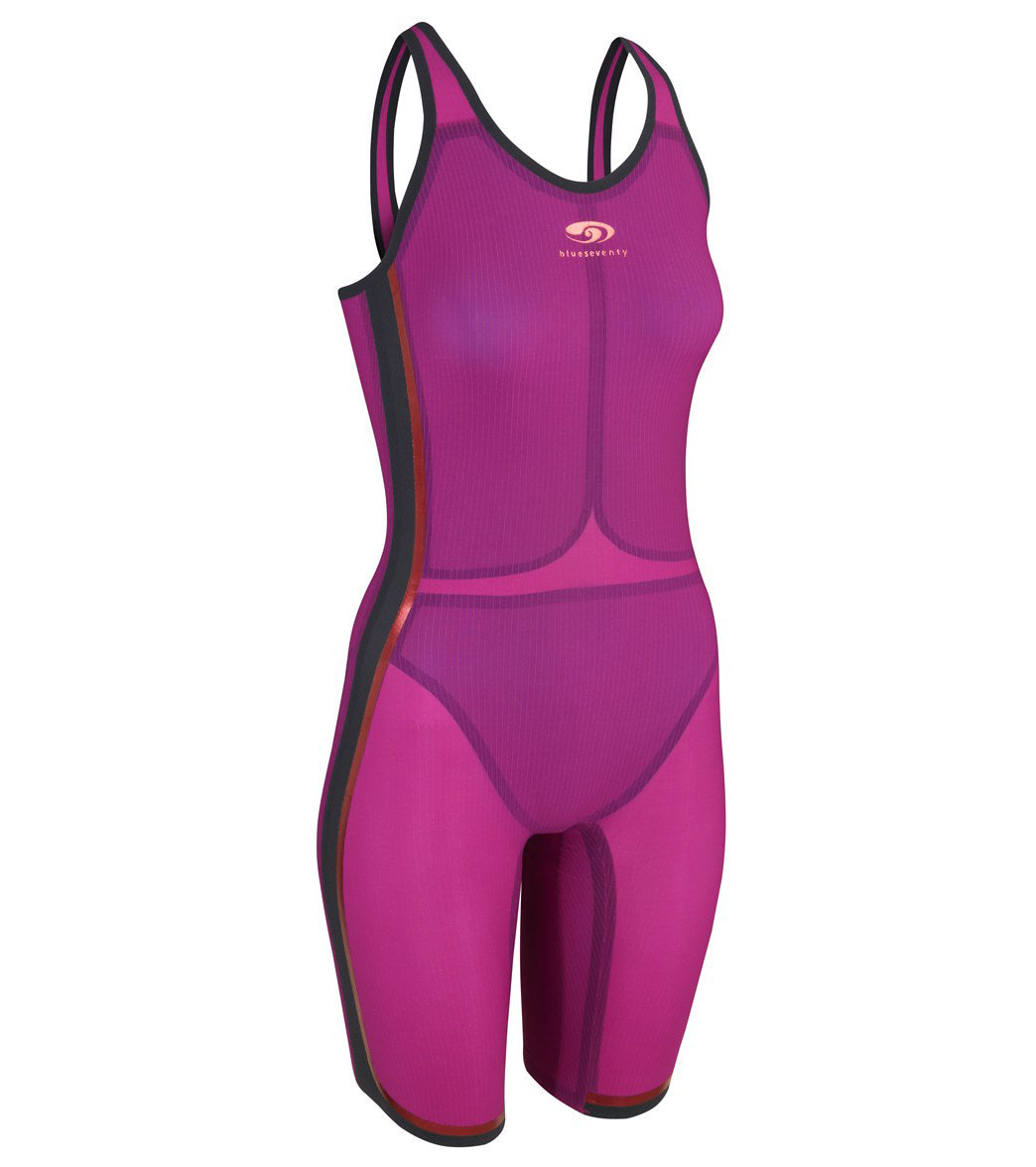 Blueseventy Women's Nero R10 Kneeskin Tech Suit Swimsuit - Aqua 28 Polyamide/Elastane - Swimoutlet.com