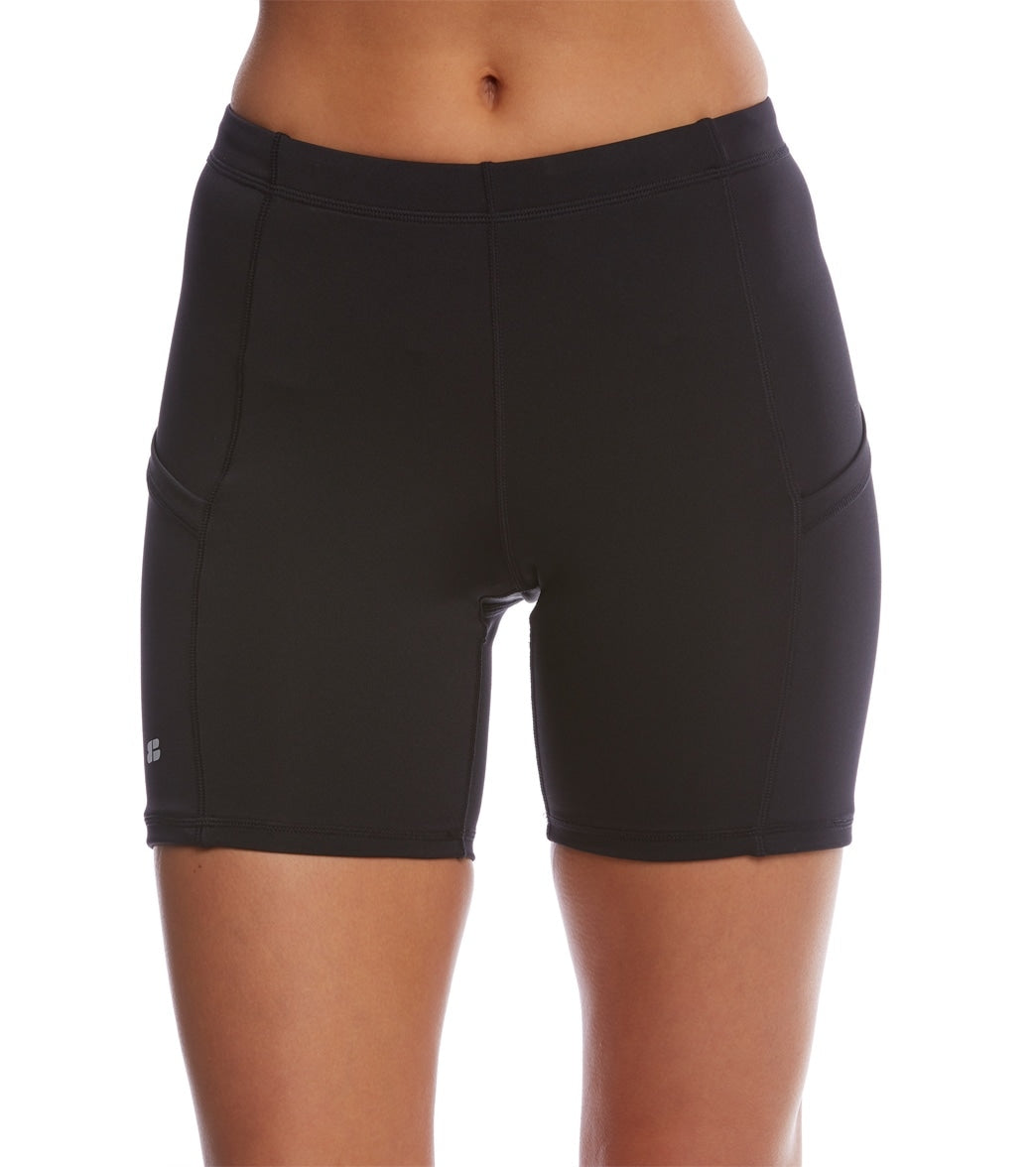 Beach House Beach Solid Indy Swim Short - Black 10 Polyester/Spandex - Swimoutlet.com